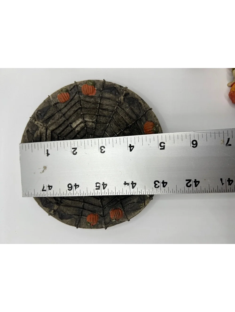 Vintage miniature pumpkin Halloween Fall tea set